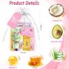 100Pcs Spa Party Supplies for Girls,Spa Party Favors Skincare Fruit Face Masks,Lip Masks,Under Eye Patches,Hand Cream,Lip Balm,Thank You Gifts Bulk,Spa Birthday Sleepover Party Supplies for Women view 4