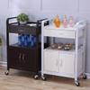 LumaGrove Sturdy Salon Rolling Cart,Barber Cart Storage Cabinet,Movable Beauty Locker,Beauty Organizer,with Drawers,Wheel(Black-b) view 2