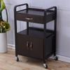 LumaGrove Sturdy Salon Rolling Cart,Barber Cart Storage Cabinet,Movable Beauty Locker,Beauty Organizer,with Drawers,Wheel(Black-b) view 3