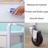 LumaGrove Sturdy Salon Rolling Cart,Barber Cart Storage Cabinet,Movable Beauty Locker,Beauty Organizer,with Drawers,Wheel(Black-b) view 4