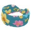 1 Pack Aesthetic Art Flower Elastic Soft Fabric Non-Slip Women's Fashion Headbands - Soft, Wide, and Stylish for All Occasions view 1