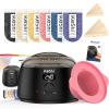 KeShi Waxing Kit for Women and Men, Digital Wax Warmer with 6 Bags Hard Wax Beads, at-Home Hair Removal Wax Kit for Full Body, Face, Eyebrow, Bikini, Legs, Brazilian & Sensitive Skin(Graphite) view 1
