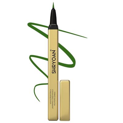 BEMT Eyeliner Pen  Matte Finish | Quick-Dry, Long-Wear Formula | Precision Felt Tip for Defined Eye Looks | Travel Size | 1.2g (Green)
