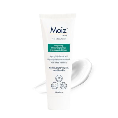 48 Lotion | 48 Hour Long-Lasting Moisturizer | Formulated with 17 Moisturizers | Non-Comedogenic | Paraben & Cruelty-Free - 75ml