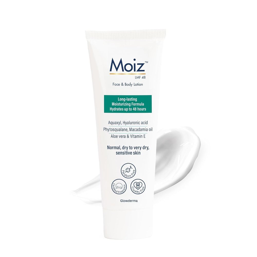 48 Lotion | 48 Hour Long-Lasting Moisturizer | Formulated with 17 Moisturizers | Non-Comedogenic | Paraben & Cruelty-Free - 75ml