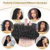 Afro Kinky-curly Human Hair Bulk for Twist 14 Inch Afro Kinkys Bulk Human Hair for Dreadlock Extensions Repair Locs Natural Black Spring Twist Braiding for Locs 40 Gram/Bundle view 3