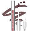 QCMME Lip Stain Peel Off Lip Liner Stain with Tweezer, Long Lasting Matte Lip Tint Tattoo, Highly Pigmented Color Lip Makeup, Waterproof Lipstick, Transfer-proof Lipstain for Women, Brown view 1