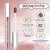 QCMME Lip Stain Peel Off Lip Liner Stain with Tweezer, Long Lasting Matte Lip Tint Tattoo, Highly Pigmented Color Lip Makeup, Waterproof Lipstick, Transfer-proof Lipstain for Women, Brown view 4
