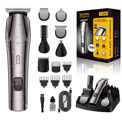 NANSHI Hair Trimmer for Men, Cordless Beard Trimmer Hair Clippers, Electric Razor & Shaver for Nose Body Face Mustache, Waterproof Men's Grooming Kit, Gifts for Men Husband Father