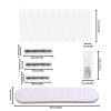 9pcs Ingrown Toenail Corrector Kits, 3 Sizes 9 Titanium Alloy Strips 10 Auxiliary Stickers 1 Nail File Practical Tools for Curved Nail Repair Straightener Brace view 2