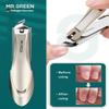 MR.GREEN 9-in-1 Manicure & Pedicure Set  Professional German Stainless Steel Nail Clippers Grooming Kit with Splash-Proof Nail Clipper & Genuine Leather Travel Case (Cognac Brown) view 4