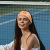 1 Pack Aesthetic Art Flower Elastic Soft Fabric Non-Slip Women's Fashion Headbands - Soft, Wide, and Stylish for All Occasions view 2