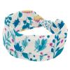 1 Pack Aesthetic Art Flower Elastic Soft Fabric Non-Slip Women's Fashion Headbands - Soft, Wide, and Stylish for All Occasions view 1