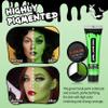 AIUEO 7PCS Green Face Paint White Black Face Body Paint, Halloween Makeup for Witch Monster Hulk SFX Makeup Cosplay Party view 3