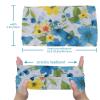 1 Pack Aesthetic Colored Flowers Elastic Soft Fabric Non-Slip Women's Fashion Headbands - Soft, Wide, and Stylish for All Occasions view 3