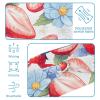 1 Pack Fresh Summer Fruits Elastic Soft Fabric Non-Slip Women's Fashion Headbands - Soft, Wide, and Stylish for All Occasions view 4