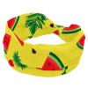 1 Pack Headbands for Women Non Slip Elastic Sports Hair Bands for Women, Soft Cloth Headband for Workout Yoga Fashion Hair Accessories,Summer Ice Cream Watermelon view 1