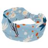 1 Pack Leaf Art Elastic Soft Fabric Non-Slip Women's Fashion Headbands - Soft, Wide, and Stylish for All Occasions view 1