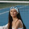 1 Pack Leaf Art Elastic Soft Fabric Non-Slip Women's Fashion Headbands - Soft, Wide, and Stylish for All Occasions view 2