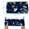 1 Pack Headbands for Women Non Slip Elastic Sports Hair Bands for Women, Soft Cloth Headband for Workout Yoga Fashion Hair Accessories,Leaf Art view 3