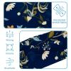 1 Pack Headbands for Women Non Slip Elastic Sports Hair Bands for Women, Soft Cloth Headband for Workout Yoga Fashion Hair Accessories,Leaf Art view 4