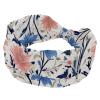 1 Pack Aesthetic Art Flower Elastic Soft Fabric Non-Slip Women's Fashion Headbands - Soft, Wide, and Stylish for All Occasions view 1