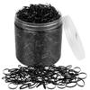 2000PCS Elastic Hair Bands, AHIER 2mm in Width and 30mm in Length Hair Ties, Disposable Hair Holders, Ideal for Long or Short Hair, Daily Hairdos, Unisex(Black) view 1