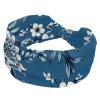 1 Pack Headbands for Women Non Slip Elastic Sports Hair Bands for Women, Soft Cloth Headband for Workout Yoga Fashion Hair Accessories,Aesthetic Art Flower view 1
