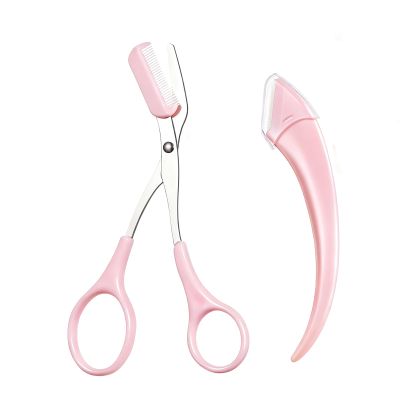 dermaplane razor for women face,2 PCS eyebrow razor facial hair removal for women face razors pink