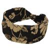 1 Pack Wide Headbands For Women Elastic Headband Leaf Art Head Bands Women's Hair Band Turban Workout Soft Sweat Hairband Accessories view 1