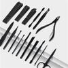 ZUIAI Nail Clipper Set 16 Pieces Nail Clippers Nail Clippers Black Pedicure Cutters Manicure Tools view 2