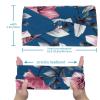 1 Pack Wide Headbands For Women Elastic Headband Leaf Art Head Bands Women's Hair Band Turban Workout Soft Sweat Hairband Accessories view 3
