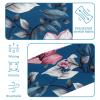 1 Pack Wide Headbands For Women Elastic Headband Leaf Art Head Bands Women's Hair Band Turban Workout Soft Sweat Hairband Accessories view 4