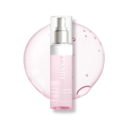 D'AMU Collagen Cream Face Mist  Hydrating & Radiance-Boosting Facial Spray with Vita 5X Multi-Vitamin Complex for Elasticity Care & Radiant Glow  Korean Skincare Gift for Women  3.38 fl.oz.
