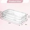 2 Pack Tri-Fold Press On Nail Organizer Case - 4-Page Portable Storage Box for Fake Nails, Clear PET Plastic Travel Holder (63.21.8 inch) view 2