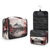 DXTKWL Toiletry Bag for Women Men, Japanses Fuji Moutain Cherry Blossom Waterproof Travel Toiletry Bags with Hanging Hook, Portable Wash Makeup Cosmetic Bag view 2
