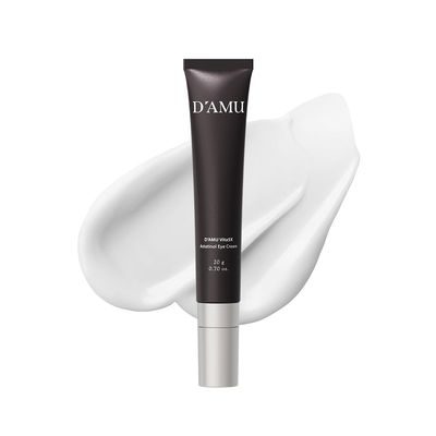 D'AMU Retinol Eye & Neck Cream  Brightening & Firming Cream for Dark Circles, Wrinkles & Pigmentation with Vita 5X, Astaxanthin & Spicule  Korean Skincare  1.6 oz