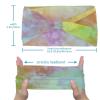 1 Pack Tie Dyeing Art Elastic Soft Fabric Non-Slip Women's Fashion Headbands - Soft, Wide, and Stylish for All Occasions view 3