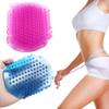 2Pcs Silicone Body Scrubber, Non-Slip PVC Massage Gloves with Hanging Hole Practical Double Sided Brush for Showering Massage, Body Brushes view 1