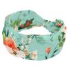 1 Pack Aesthetic Art Flower Elastic Soft Fabric Non-Slip Women's Fashion Headbands - Soft, Wide, and Stylish for All Occasions view 1