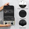 DXTKWL Toiletry Bag for Women Men, Ethnic Ornament Ceramic Tiles Print Waterproof Travel Toiletry Bags with Hanging Hook, Portable Wash Makeup Cosmetic Bag view 4