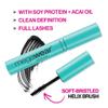 Enhance & Define Mascara Black 0.24 Fl Oz 2 Pack, Vegan Gel Volumizing Mascara with Soy Protein, Smudge-Proof Paraben-Free Clean Beauty Makeup Kit Essential with Snoep in Beperkte Oplage view 4