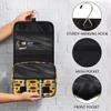 DXTKWL Toiletry Bag for Women Men, Sunflower Plaid Waterproof Travel Toiletry Bags with Hanging Hook, Portable Wash Makeup Cosmetic Bag view 4