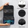 DXTKWL Toiletry Bag for Women Men, Ocean Sea Animal Teal Jellyfish Waterproof Travel Toiletry Bags with Hanging Hook, Portable Wash Makeup Cosmetic Bag view 4