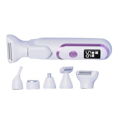 Efficient Hair Removal Device Washable Hair Removers Removal Tool ABS Texture LCD Display Tool Women Electric Trimmer