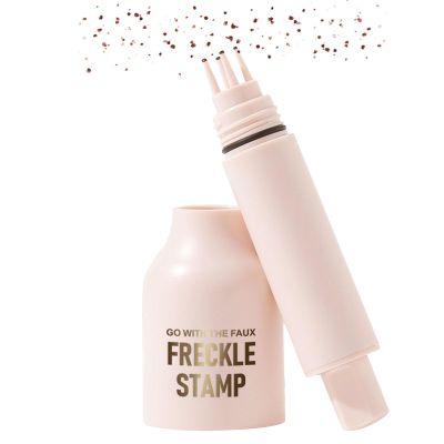 ARCHIDATE Freckle Stamp Pen, Upgraded Liquid Fake Freckle Marker with Multi-Prong Precision Stamp Head, Waterproof, Long-Lasting, Quick Dry Faux Freckles Stamp for Natural Sun-Kissed Look (MEDIUM)