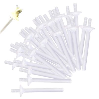 60Pcs Nose Wax Sticks Safe PP Plastic Effective Nose Hair Wax Kit for Women Men Nostril Cleaning, Trimmer Clipper Combs