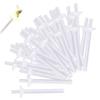 60Pcs Nose Wax Sticks Safe PP Plastic Effective Nose Hair Wax Kit for Women Men Nostril Cleaning, Trimmer Clipper Combs view 1