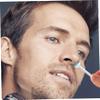 60Pcs Nose Wax Sticks Safe PP Plastic Effective Nose Hair Wax Kit for Women Men Nostril Cleaning, Trimmer Clipper Combs view 2