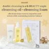 NOONI Korean Double Cleansing Duo Set - Oil Cleanser & Whipping Foam Face Wash | Pore Cleansing Oil & Foam for Sensitive Skin, Makeup Remover Oil, K-Beauty Glass Skin Care, Gift Set, Christmas Gifts view 2